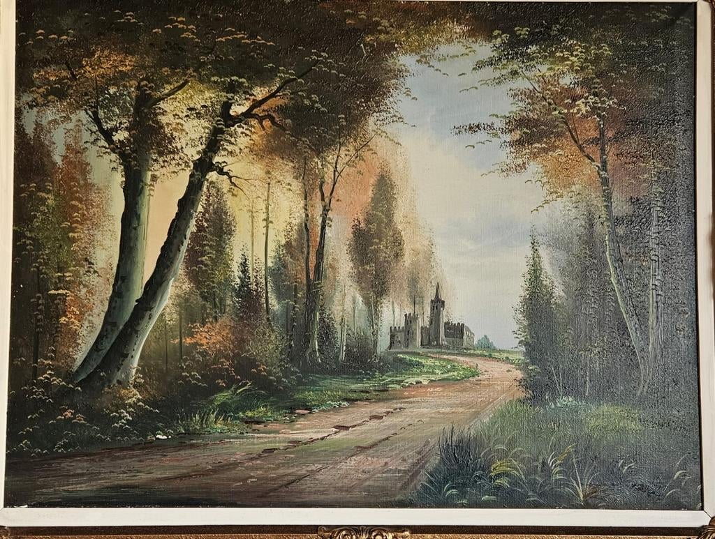 peinture à huile sur toile, Antiquités & Art, Enlèvement