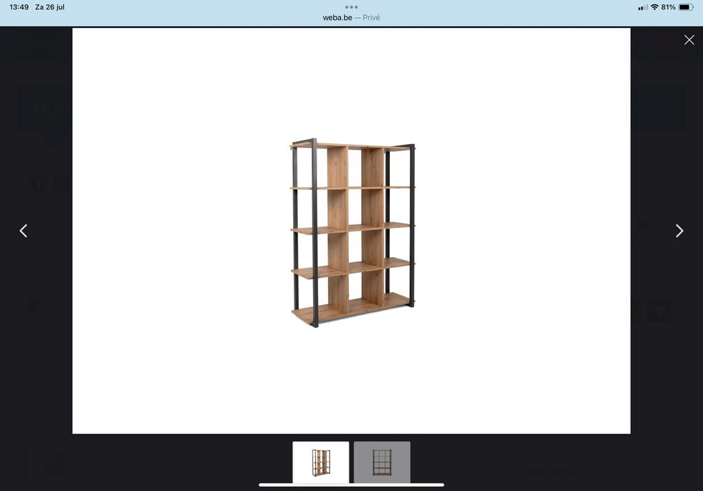 Mooie degelijke open kast, Huis en Inrichting, Ophalen, 100 tot 150 cm, 100 tot 150 cm, Nieuw