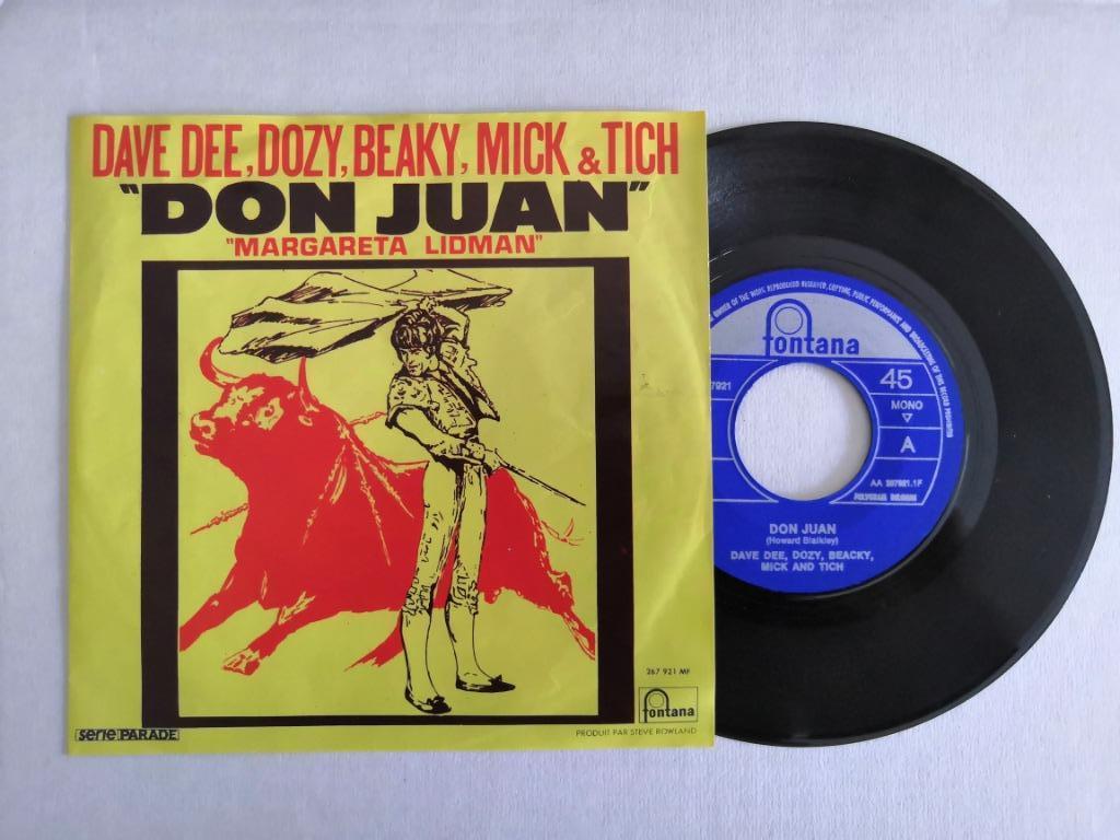 DAVE DEE, DOZY, BEAKY, MICK & TICH - Don Juan (45t), 7 inch, Single, Ophalen of Verzenden, Zo goed als nieuw