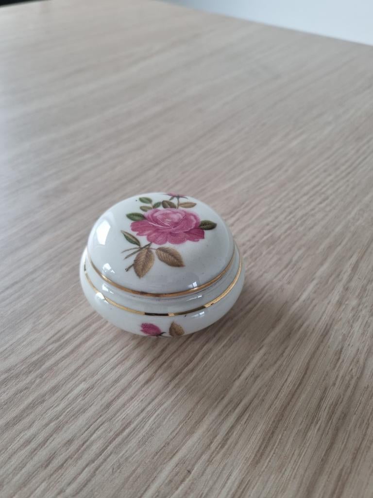 Vintage porcelein doosje. West Duitsland Bavaria., Antiek en Kunst, Ophalen of Verzenden