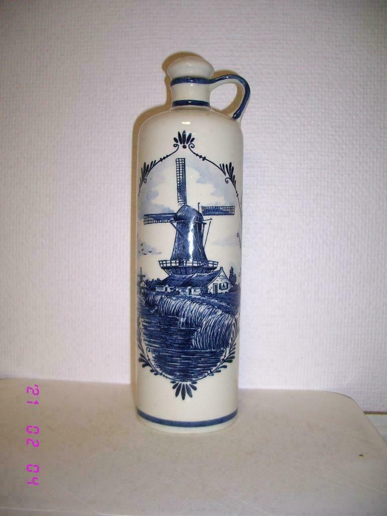 Jeneverfles Delft Blue, Antiek en Kunst, Antiek | Porselein, Verzenden