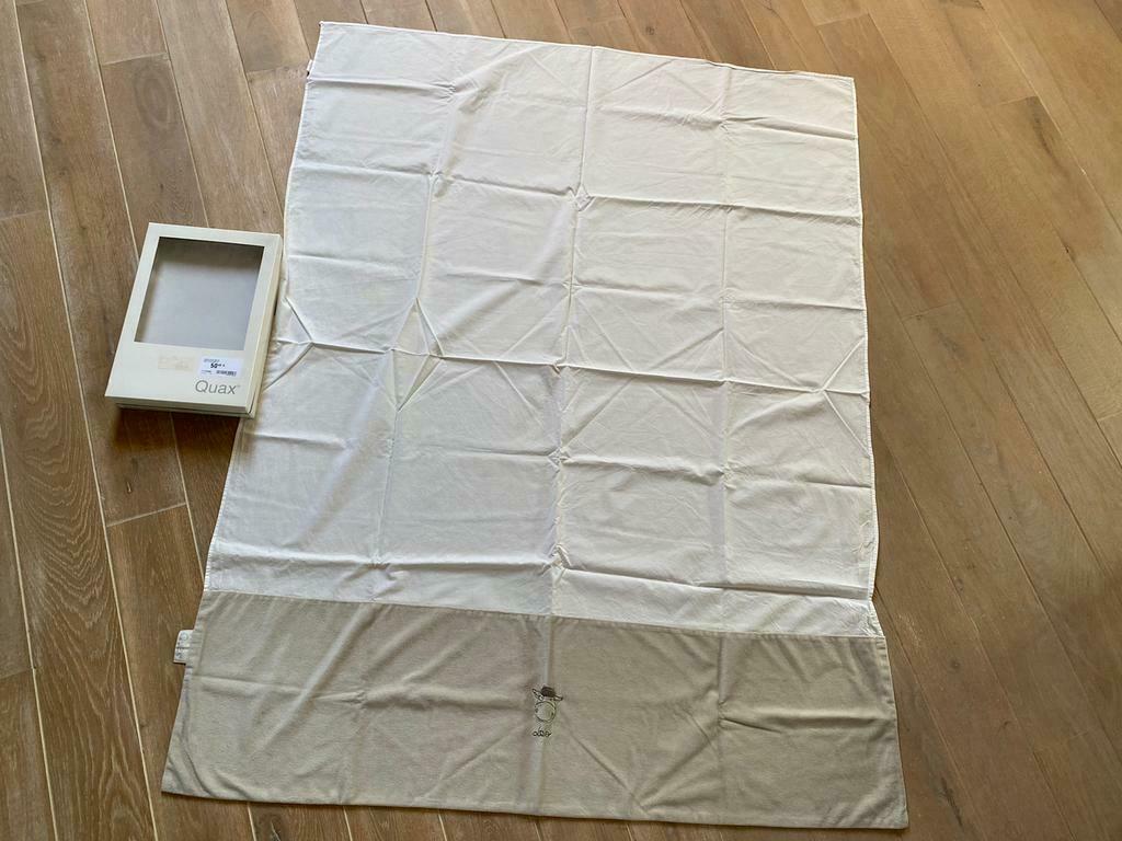 Laken van Leo & Lena van Quax in nieuwstaat, Jongetje of Meisje, Beige, Ophalen of Verzenden, Deken of Dekbed