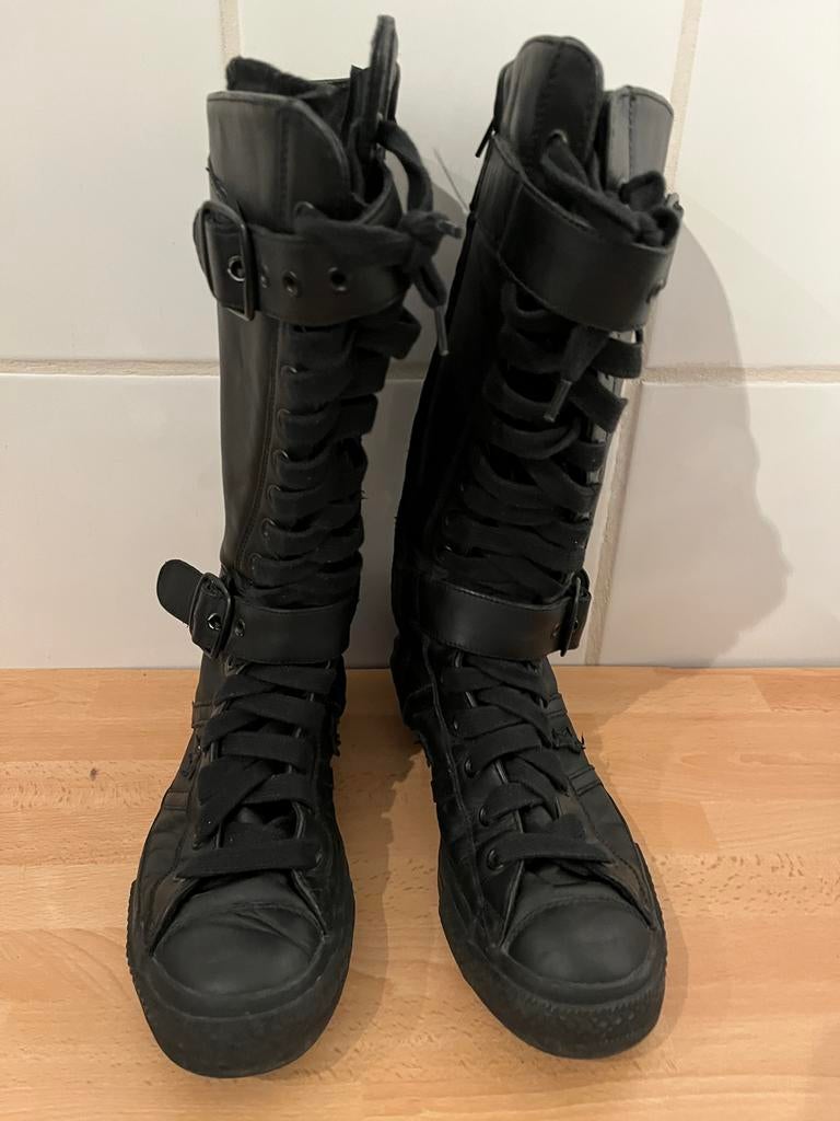 CONVERSE hoge laarzen  all stars look maat 40, Ophalen, Hoge laarzen, Zwart, Converse All Stars