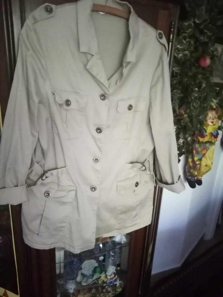 safari vest dames beige maat 48/50 beetje rekbaar, Ophalen, Beige, Maat 46/48 (XL) of groter, Zo goed als nieuw