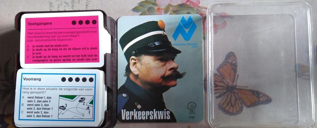 Vintage kaartspel verkeerskwis 1970s, Verzamelen, Ophalen of Verzenden