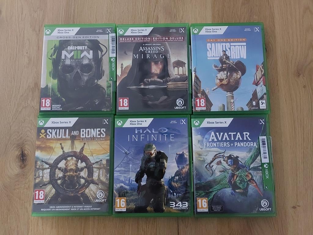 Verschillende xbox x games, Games en Spelcomputers, Games | Xbox Series X en S, Zo goed als nieuw, Ophalen of Verzenden