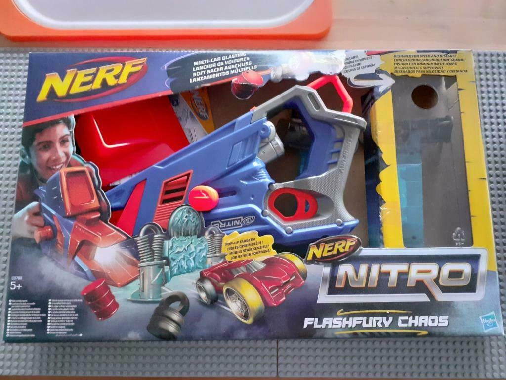 Nerf Nitro flashfury chaos, Ophalen of Verzenden, Zo goed als nieuw