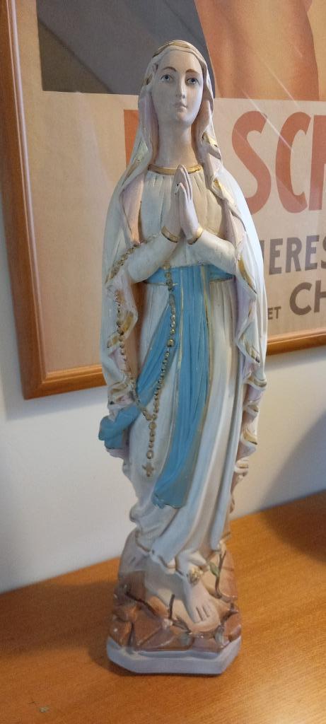 Oud religieus standbeeld Maagd Maria, Antiek en Kunst, Antiek | Religieuze voorwerpen, Ophalen of Verzenden