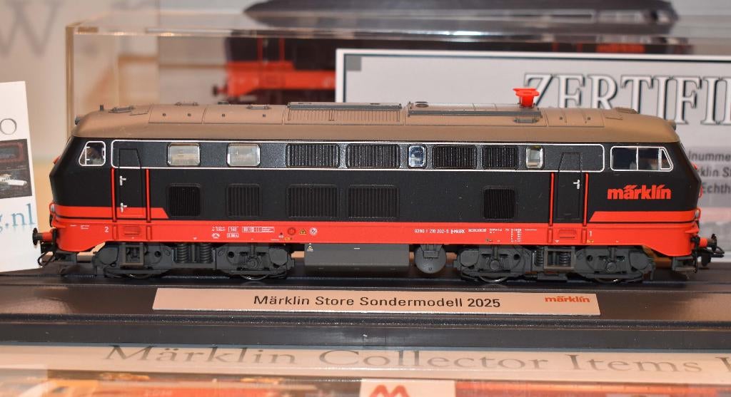 Märklin 39279 Diesellok BR 218 „Märklin Store-Lok 2025, Neuf, Enlèvement ou Envoi, Courant alternatif, Locomotive