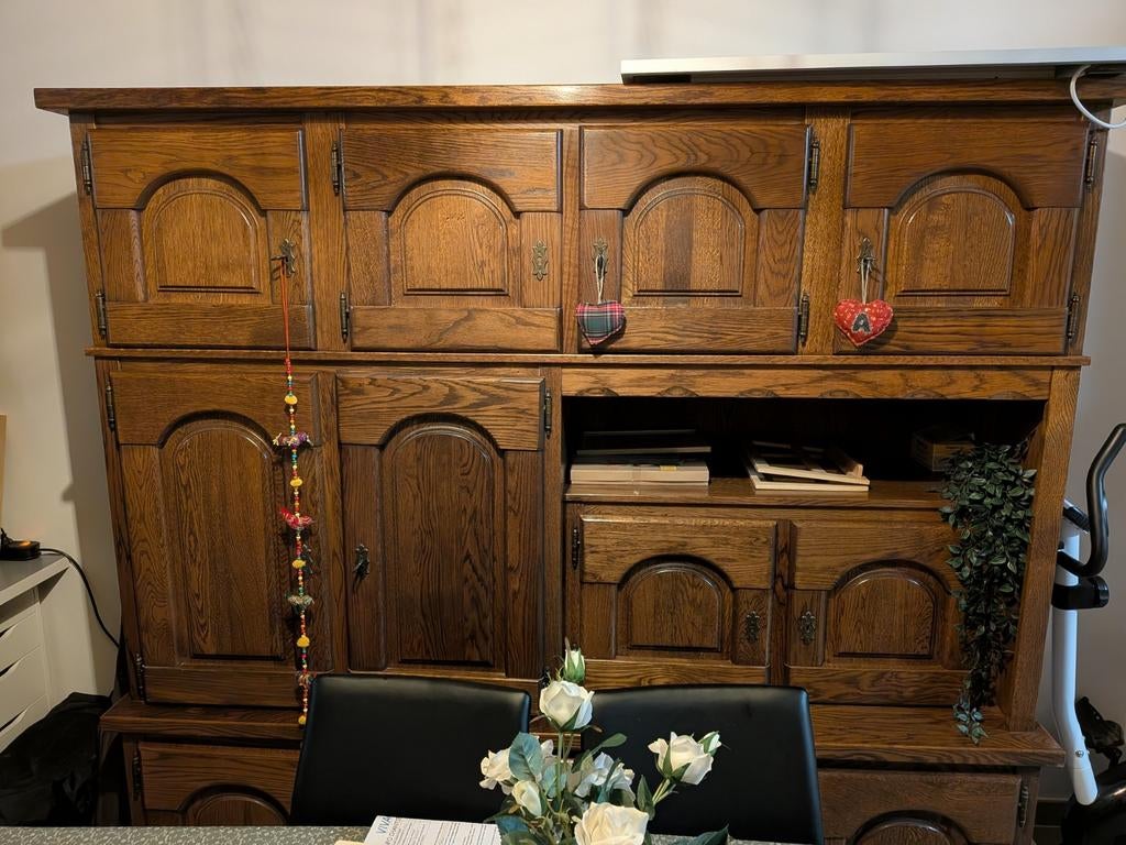 Wooden buffet/sideboard houten buffetkast - Buffet ou vaisse, Ophalen, Gebruikt, 150 tot 200 cm, 150 tot 200 cm