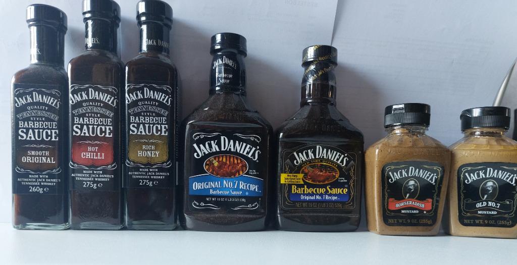Jack Daniel's sauzen (7 stuks), Collections, Marques & Objets publicitaires, Neuf, Autres types, Enlèvement ou Envoi