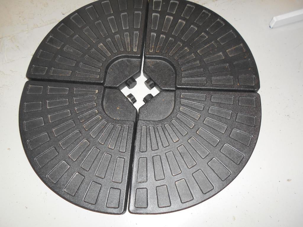 4 Dalles pour parasol déporté, Enlèvement, Comme neuf, Base de parasol, Étanche
