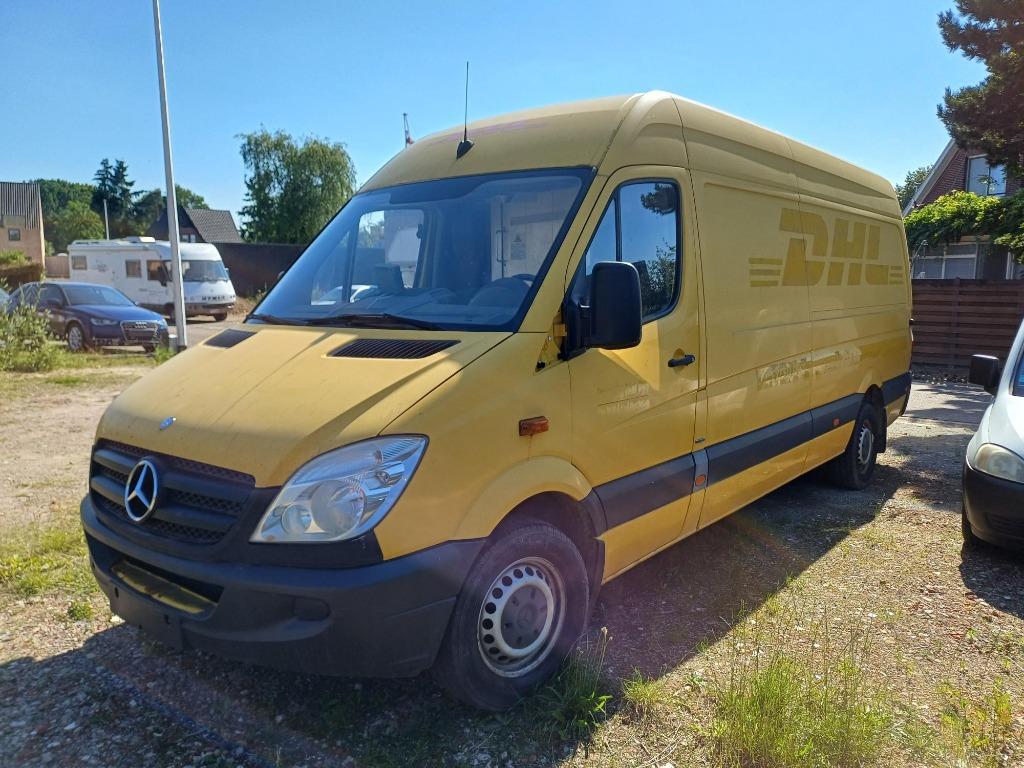 Mercedes Sprinter 313 CDI L3H2 450000 km gereviseerde motor, Auto's, Zwart, 2000 kg, Mercedes-Benz, 1 zetels