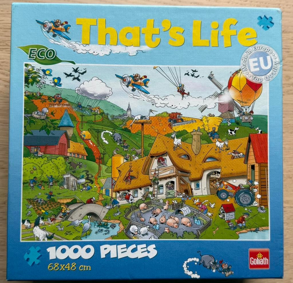 That’s life - puzzel 1000 stukjes, Ophalen of Verzenden, Zo goed als nieuw