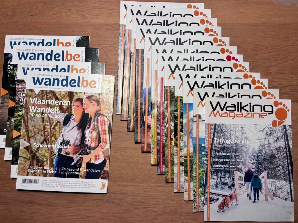 Walking Magazine/wandel jg 2020 tem 2023, Ophalen of Verzenden, Nieuw, Sport en Vrije tijd