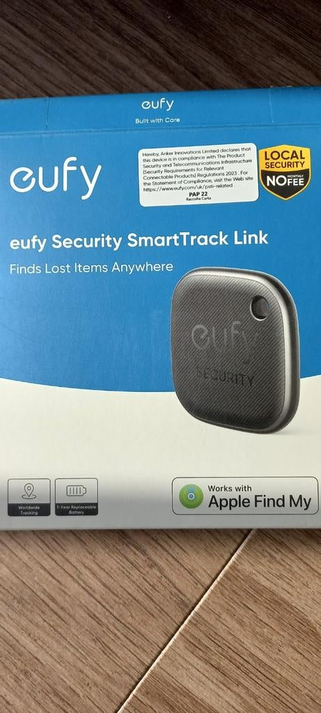 eufy smartrack, Ophalen, Nieuw