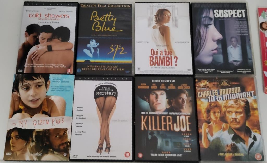 Drama + Action + Eroticism DVDs NL/FR/ENG subtitels, À partir de 12 ans, Enlèvement ou Envoi, Comme neuf, Drame