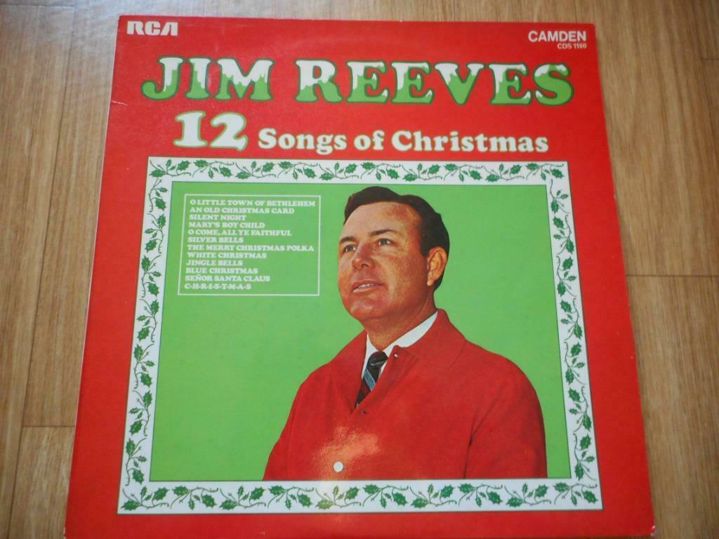 JIM REEVES(12 SONGS OF CRISTMAS), Ophalen of Verzenden, Gebruikt