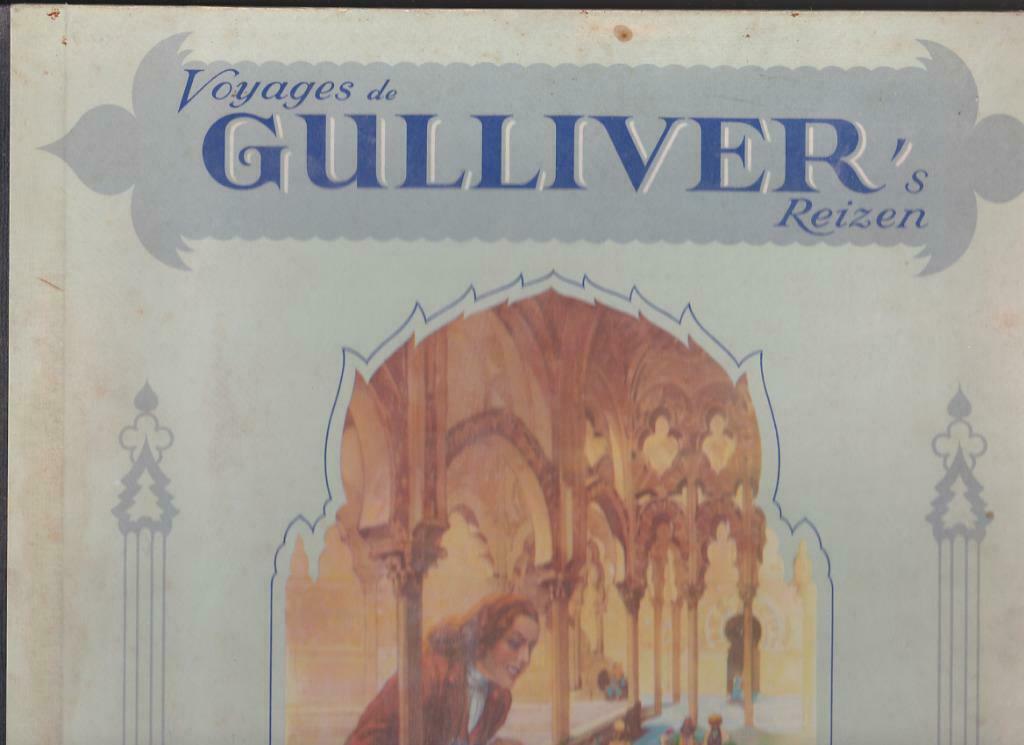 Prentenalbum Voyages de Gulliver's Reizen., Ophalen of Verzenden, Gebruikt, Overige onderwerpen, Prent