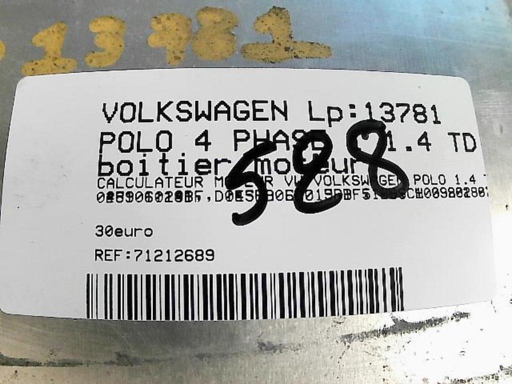 Boitier moteur VW Polo IV 1.4TDi 55kw 045906019BF (528), Ophalen of Verzenden, Gebruikt