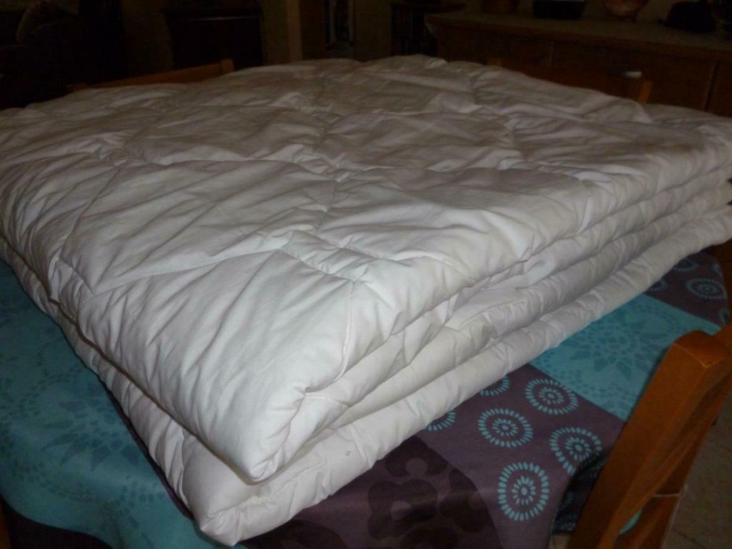 Couette SELENIA, Wit, Tweepersoons, Ophalen of Verzenden, Deken of Dekbed