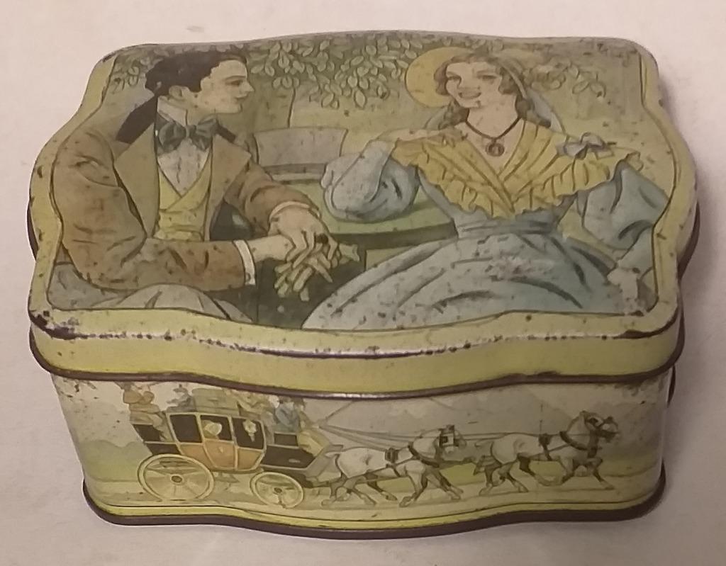 oude blikken doos, Ophalen of Verzenden, Gebruikt