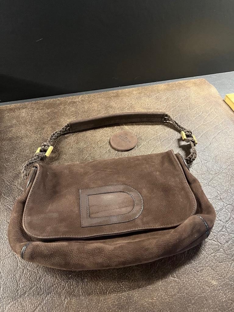 Delvaux schoudertas louise, Autres marques, Cuir, Comme neuf, Brun
