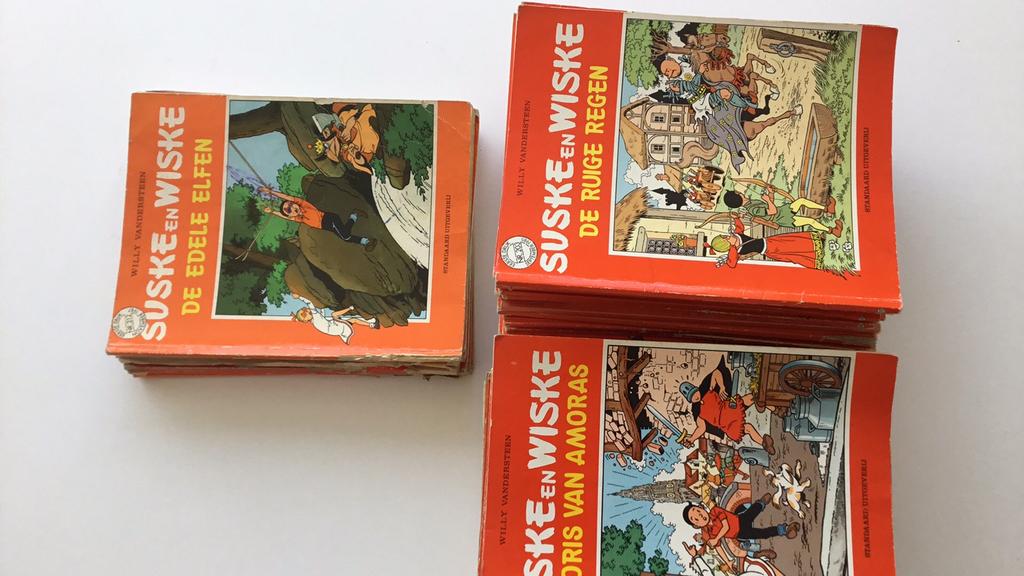 Lot suske en Wiske strips 62 stuks, Enlèvement ou Envoi, Bob et Bobette, Utilisé