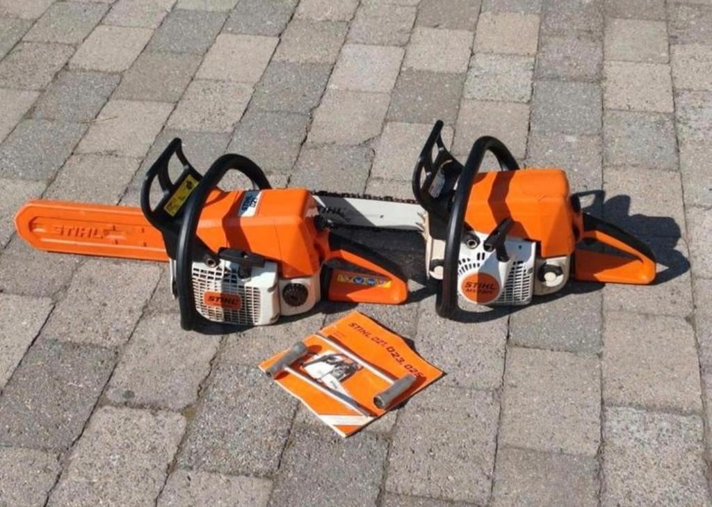 Stihl 021 en stihl ms 230, Enlèvement