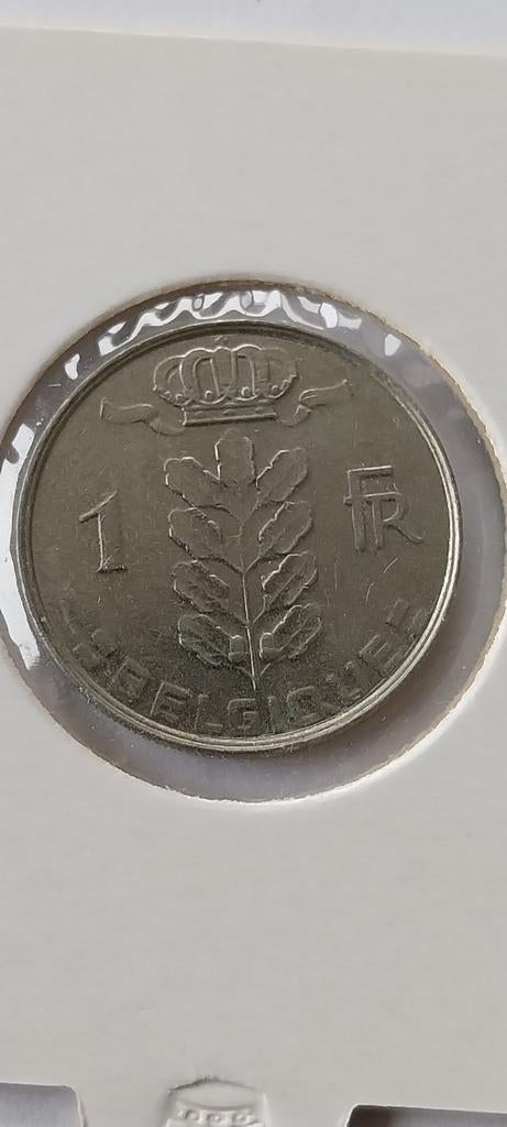 Mooie 1 frank 1988 frans, Postzegels en Munten, Munten | België, Ophalen of Verzenden, Metaal, Losse munt