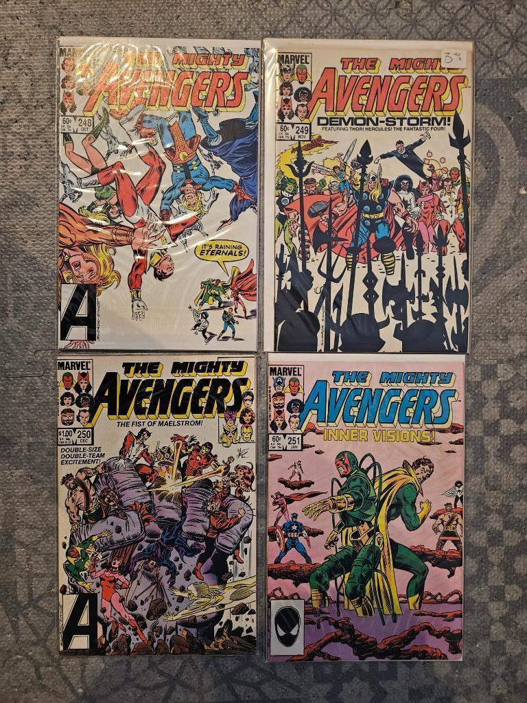de Avengers (deel 1) # 248-251 (1984), Complete serie of reeks, Ophalen of Verzenden, Gelezen