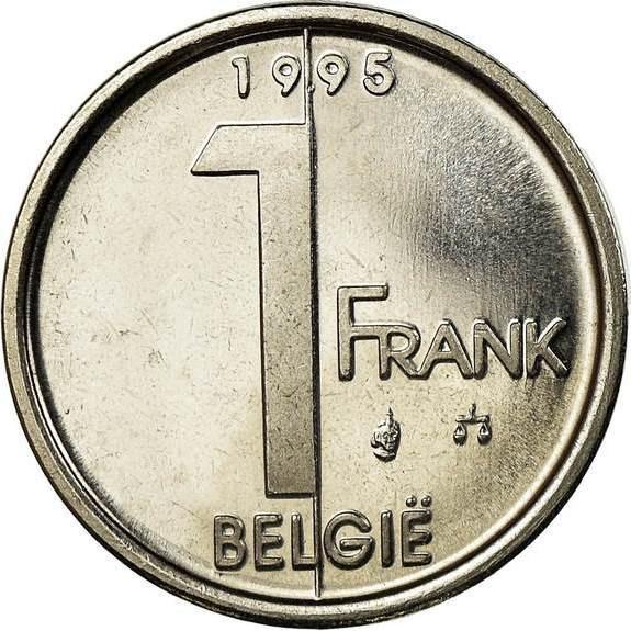 Belgische 1 frank munten 1994 - 2001, Enlèvement ou Envoi, Monnaie