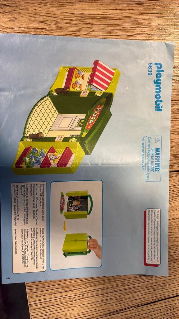 Playmobil bloemenwinkel, Kinderen en Baby's, Speelgoed | Playmobil, Ophalen, Complete set