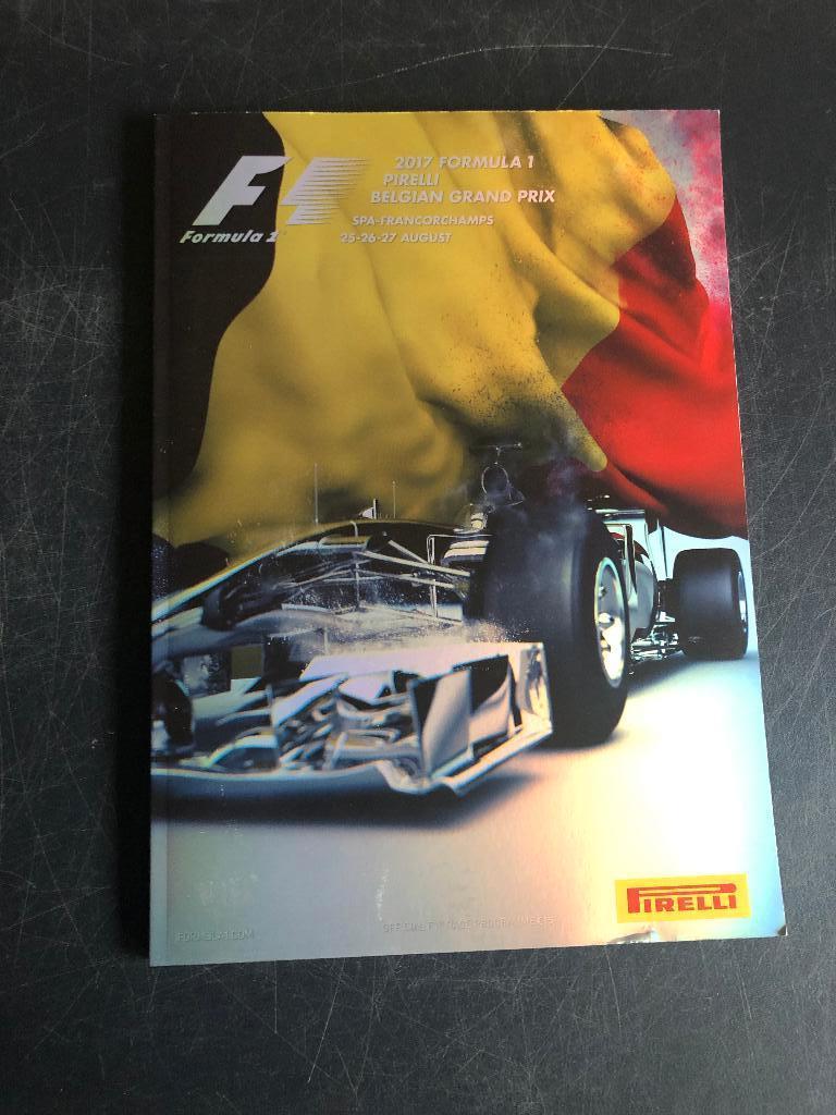 programma 2017 Grand Prix België f1 Francorchamps, Ophalen of Verzenden