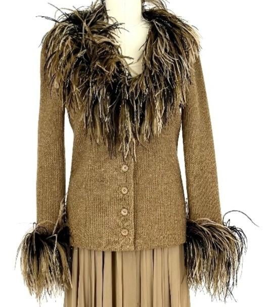 Wollen vest met imitatiebont, Maat 38/40 (M), Beige, Essentiel, Nieuw