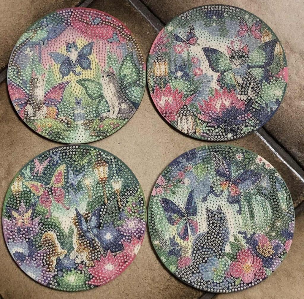 diamond painting : houten onderleggers+houder,nieuw !, Ophalen of Verzenden, Nieuw, Knutselwerk