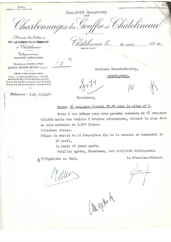 Ancien courrier 1960, Ophalen of Verzenden, Gebruikt