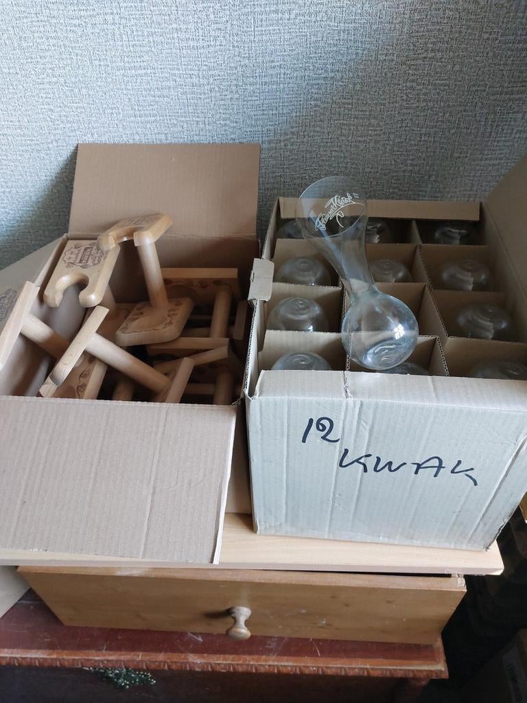 Kwak glazen nieuw, Verzamelen, Ophalen of Verzenden, Zo goed als nieuw
