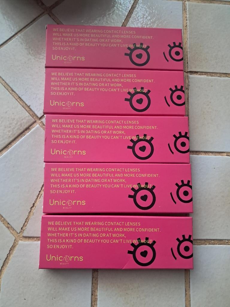Gekleurde daglenzen sleepless artist  van unicorns beauty, Ophalen of Verzenden, Nieuw, Overige typen