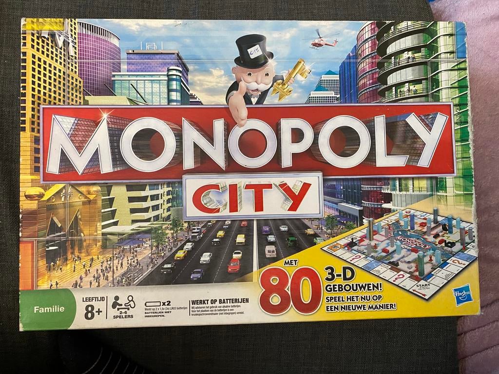 Monopoly City, Hobby en Vrije tijd, Gezelschapsspellen | Bordspellen, Ophalen, Gebruikt