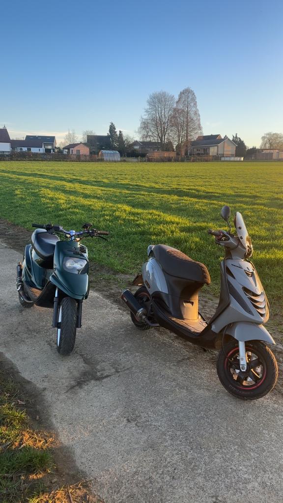 Prachtige Piaggio Zip 4T (B-Klasse)–Custom Grey–Full Option, Ophalen, Zip, Benzine, 50 cc