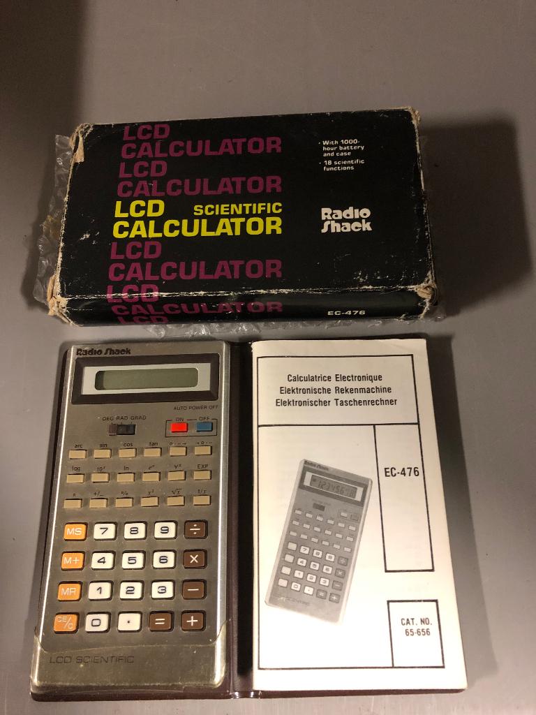 Rekenmachine Radio Shack EC 476, Enlèvement ou Envoi, Calculatrices graphique, Comme neuf