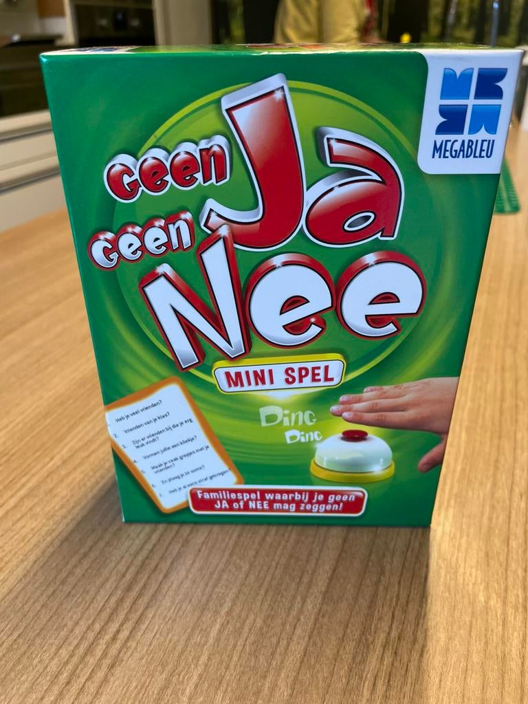 Geen ja geen nee gezelschapsspel, Hobby en Vrije tijd, Ophalen of Verzenden, Zo goed als nieuw