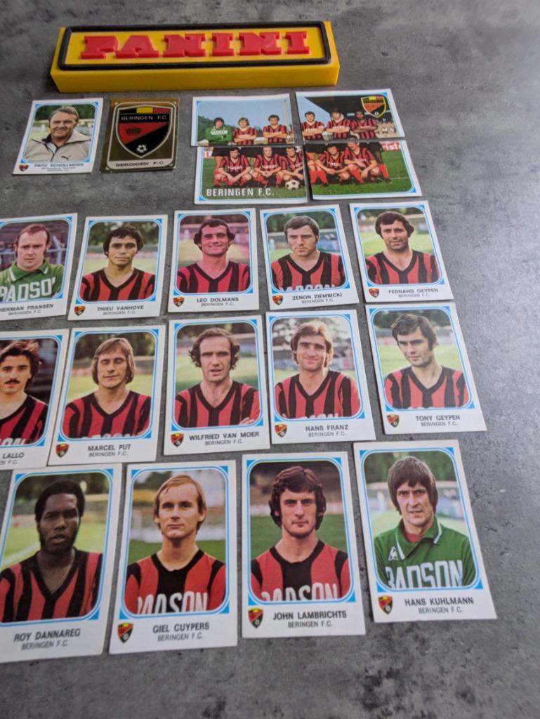 PANINI FOOTBALL 77 FC BERINGEN  20 STICKERS 1977 voetbal, Verzenden, Nieuw