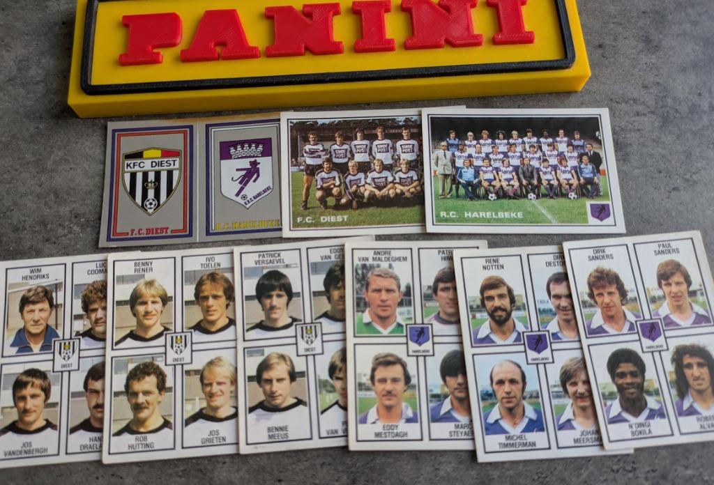 AUTOCOLLANT PANINI FOOTBALL 82 FC DIEST/HARELBEKE, 9, 1982, Envoi