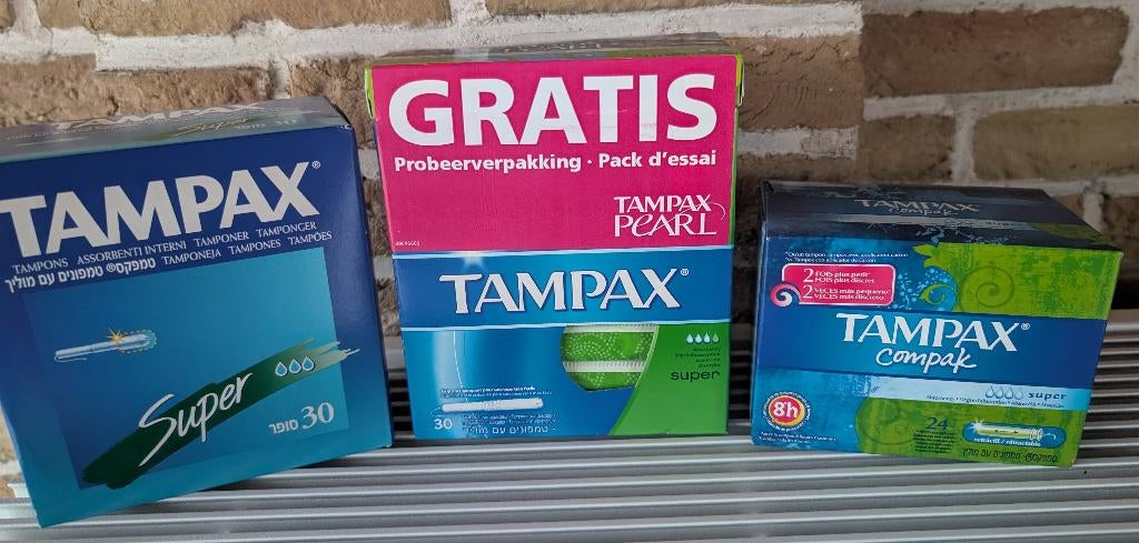 3 dozen tampax tampons: super, Enlèvement ou Envoi