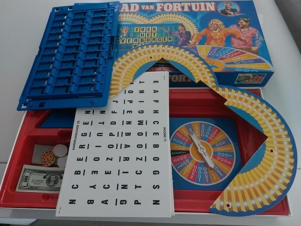 Rad van fortuin gezelschapsspel, Ophalen