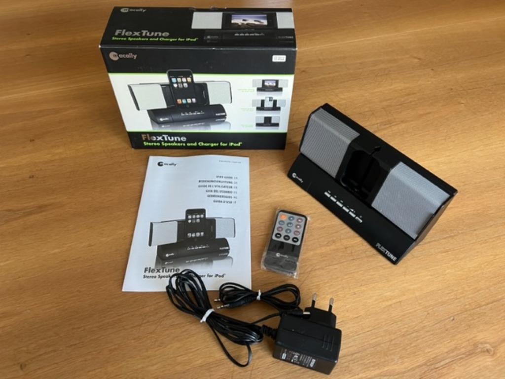 iPod speakers Macally FlexTune, Ophalen of Verzenden, Zo goed als nieuw, Speaker