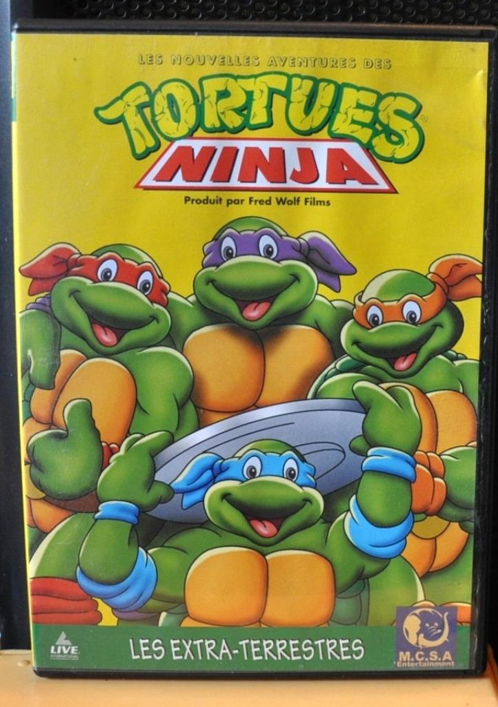 dvd dessin animé tortue ninja 4 histoires (x20335), Enlèvement ou Envoi, Utilisé, Dessin animé