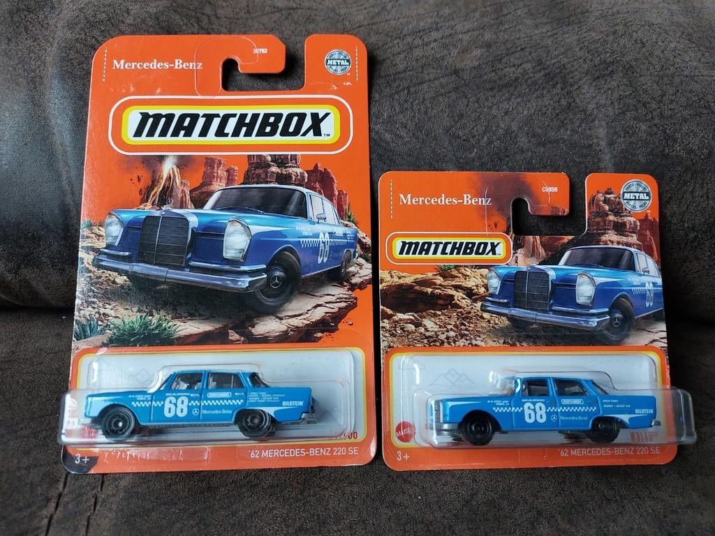 matchbox mercedes benz 220 se 1962, Hobby & Loisirs créatifs, Voitures miniatures | 1:50, Enlèvement ou Envoi, Neuf, Majorette